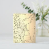 Half Moon Bay, CA  Map Briefkaart (Staand voorkant)