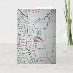 Half Moon Bay, CA  Map Kaart