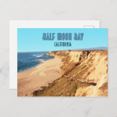 Half Moon Bay Californië Briefkaart (Voorkant / Achterkant)
