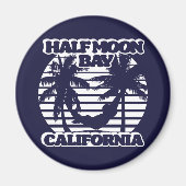 Half Moon Bay Californië Magneet (Voorkant)