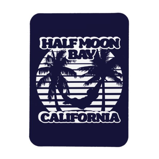 Half Moon Bay Californië Magneet (Verticaal)