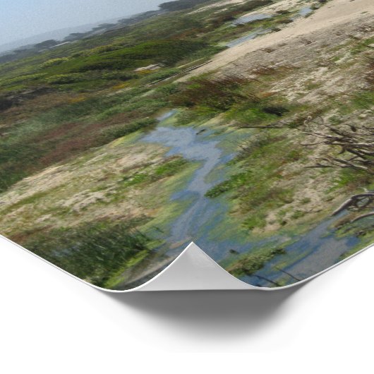 Half Moon Bay Californië Poster (Hoek)