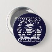 Half Moon Bay Californië Ronde Button 7,6 Cm (Voorkant /achterkant)
