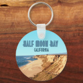 Half Moon Bay Californië  Sleutelhanger (Voorkant)