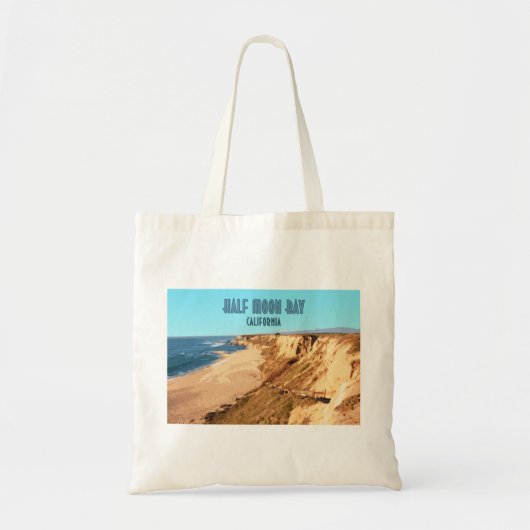 Half Moon Bay Californië Tote Bag (Voorkant)