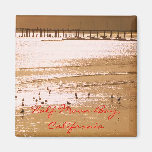 Half Moon Bay, Californische magneet (Voorkant)