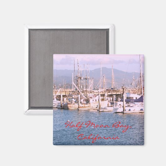Half Moon Bay, Californische magneet (Voorkant / Achterkant)