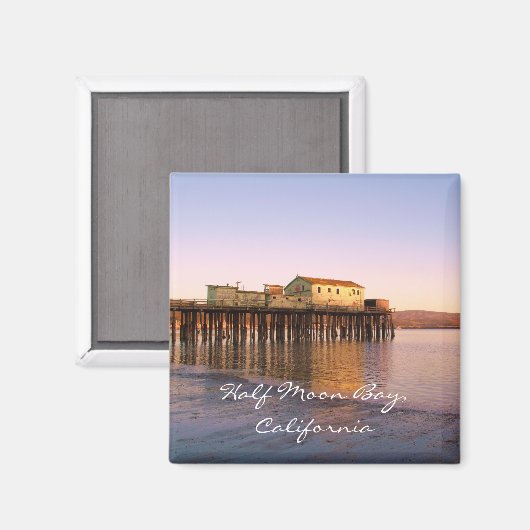 Half Moon Bay, Californische magneet (Voorkant / Achterkant)