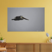 Half Moon Bay Fierce Pelican III - verpakt canvas (Insitu (Woonkamer))