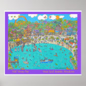 Half Moon Bay, Roatan Poster (Voorkant)