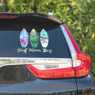 Half Moon Bay Surfboards XL-sticker Sticker