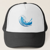 Half Moon Bay Surfer.png Trucker Pet (Voorkant)