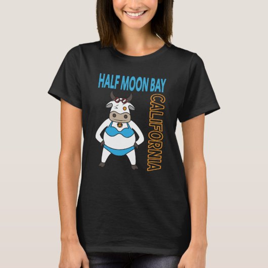 Half Moon Bay Vacation Family Trip T-shirt (Voorkant)