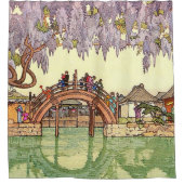 Half Moon Bridge Yoshida Toshi 1941 Douchegordijn (Voorkant)