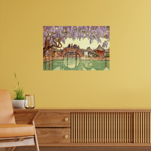 Half Moon Bridge Yoshida Toshi 1941 Poster (Woonkamer 2)
