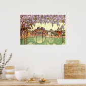 Half Moon Bridge Yoshida Toshi 1941 Poster (Keuken)