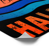 Half Moon Cay Bahamas Island 60s Retro Poster (Hoek)