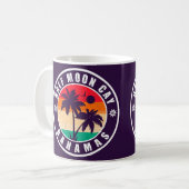 Half Moon Cay Bahamas - Retro  80's Koffiemok (Voorkant links)