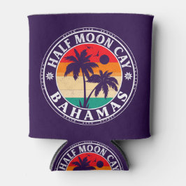 Half Moon Cay Bahamas - Retro  80s Souvenir Blikjeskoeler
