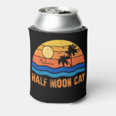 Half Moon Cay Bahamas - Retro  80s Souvenir Blikjeskoeler (Blikje Achterkant)