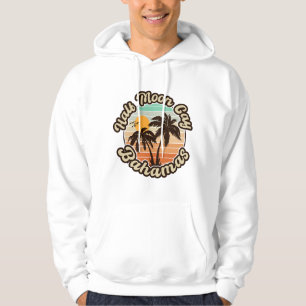 Half Moon Cay Bahamas - Retro  80s Souvenir Hoodie