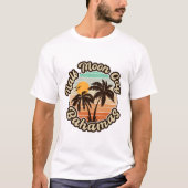 Half Moon Cay Bahamas - Retro  80s Souvenir T-shirt (Voorkant)