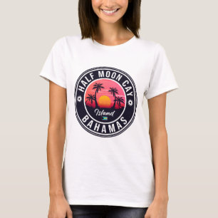 Half Moon Cay Bahamas - Retro  80s Souvenir T-shirt