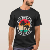 Half Moon Cay Bahamas - Retro  80's T-shirt (Voorkant)