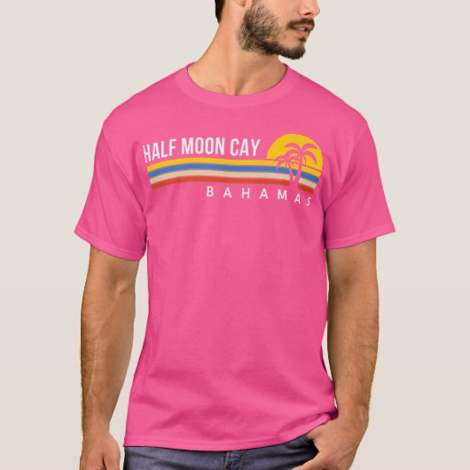 Half Moon Cay Bahamas Souvenirs T-shirt (Voorkant)