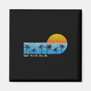 Half Moon Cay, Bs Palm Trees & Zonsondergang Magneet