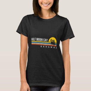 Half Moon Cay Byhamas Vintage Retro Souvenirs Crui T-shirt