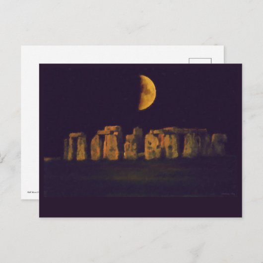 Half Moon Henge Briefkaart (Voorkant / Achterkant)
