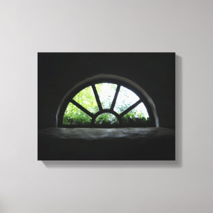 Half-moon venster Canvas
