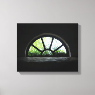Half-moon venster Canvas Afdruk
