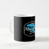 Half Moon Y Mavericks Beach Surfing Gift Travel  Koffiemok (Voorkant links)
