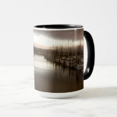 Half moonbay voor onevenwichtige pilotenhaven mok (Voorkant rechts)