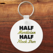 Half Morticien Half Rock Star Sleutelhanger (Voorkant)