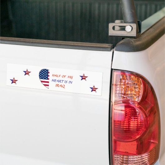 HALF MT HEART, BUMPER SICKER BUMPERSTICKER (Op Truck)