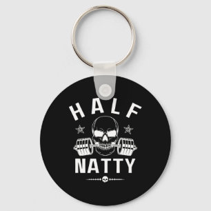 Half Natty Athletic Fitness Gym Bodybuilding Meme Sleutelhanger