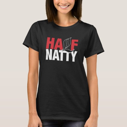 Half Natty Bodybuilder Fitness Meme T-shirt (Voorkant)