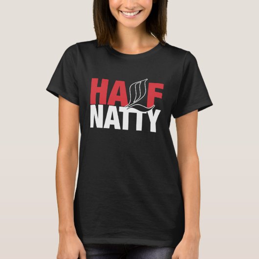 Half Natty Bodybuilder Fitness Meme T-shirt (Voorkant)