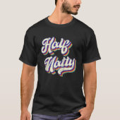 Half Natty Gym Fitness Bodybuilder Meme Raglan T-shirt (Voorkant)