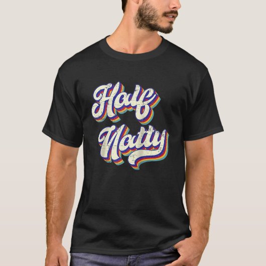 Half Natty Gym Fitness Bodybuilder Meme Raglan T-shirt (Voorkant)