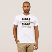 Half neurofysioloog Half Rock Star T-shirt (Voorkant volledig)