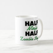 Half Ninja Half Zombie Slayer Koffiemok (Voorkant rechts)