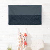 Half Noise Charcoal Banner – 3x5 Moderne Vinyl (Insitu)