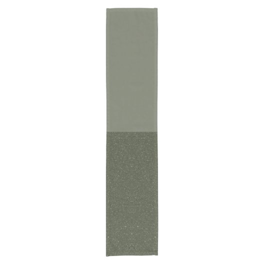 Half Noise Moss Green Table Runner – Korte Tafelloper (Voorkant)