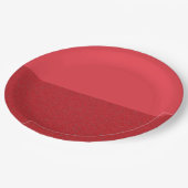 Half-Noise Tomaat Rood Papieren Bord – Aanpasbaar (Gekanteld)