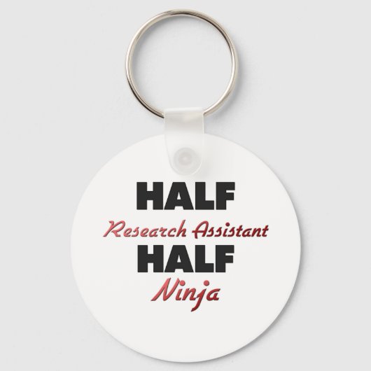 Half onderzoeksassistent Half Ninja Sleutelhanger (Voorkant)