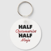 Half Optometrist Half Ninja Sleutelhanger (Voorkant)